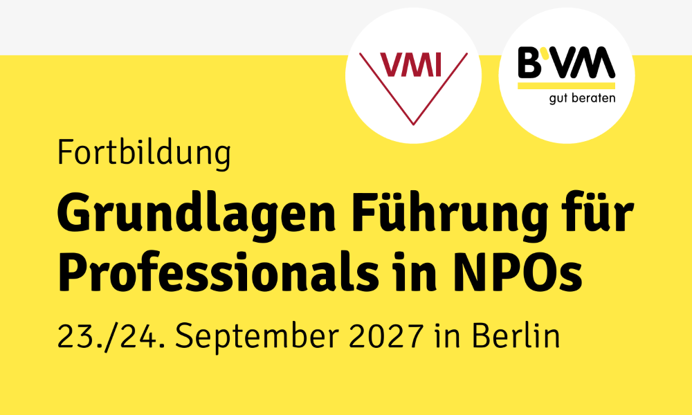 Führung für Professionals in Nonprofit Organisationen